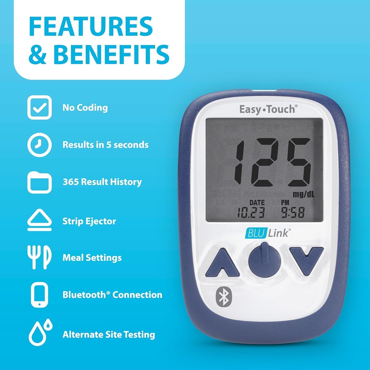 BluLink Bluetooth Glucose Monitoring System, view 3
