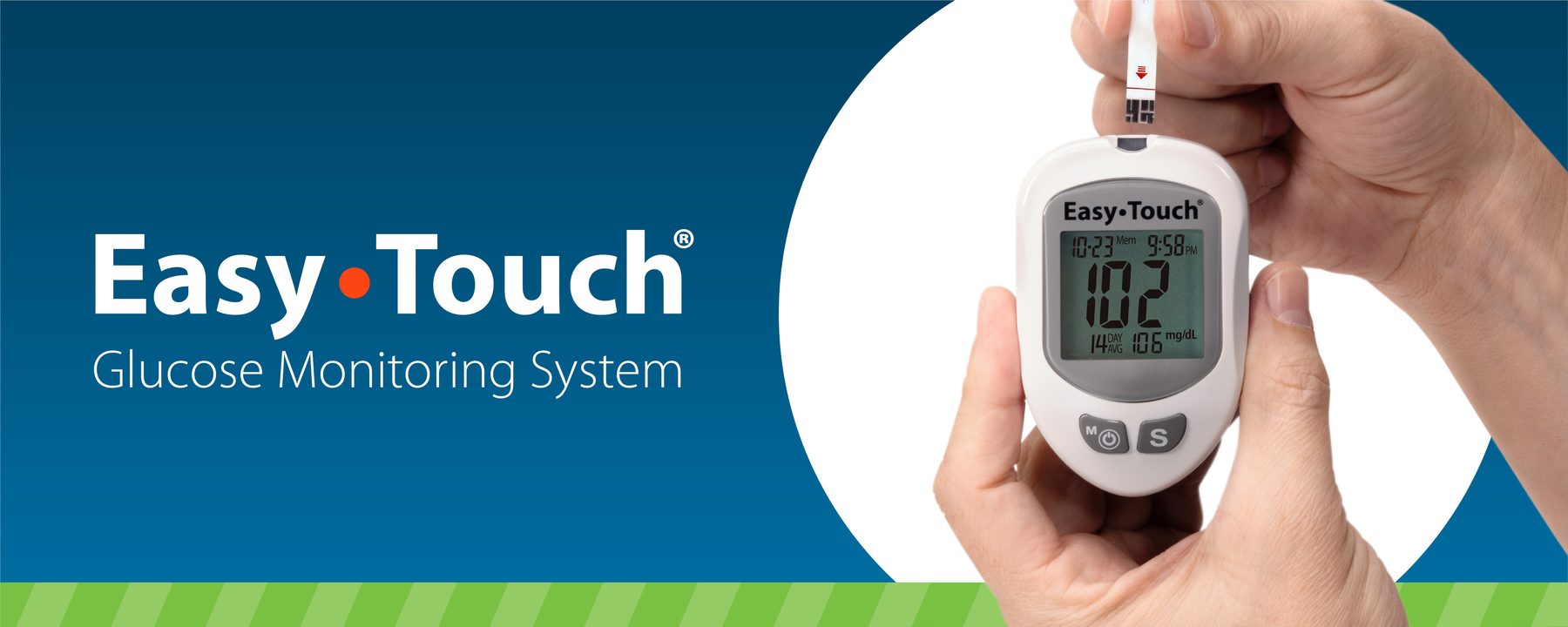 EasyTouch blood glucose monitoring system