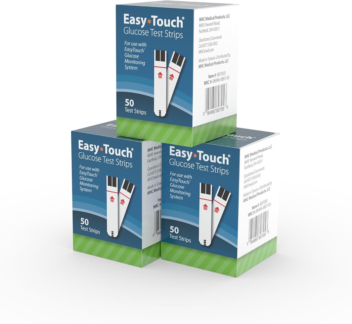 EasyTouch Glucose Test Strips, 150 Count