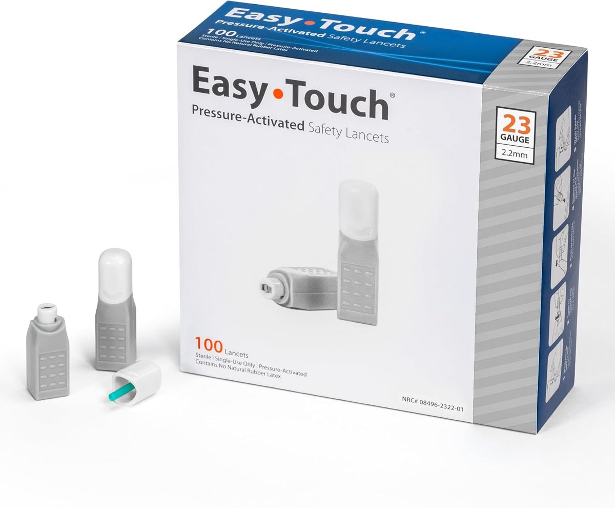 EasyTouch Pressure-Activated Safety Lancets 23G
