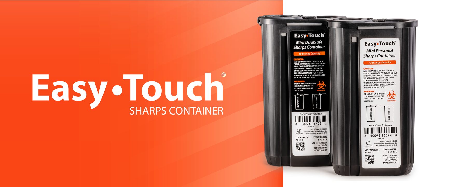 EasyTouch personal sharps containers