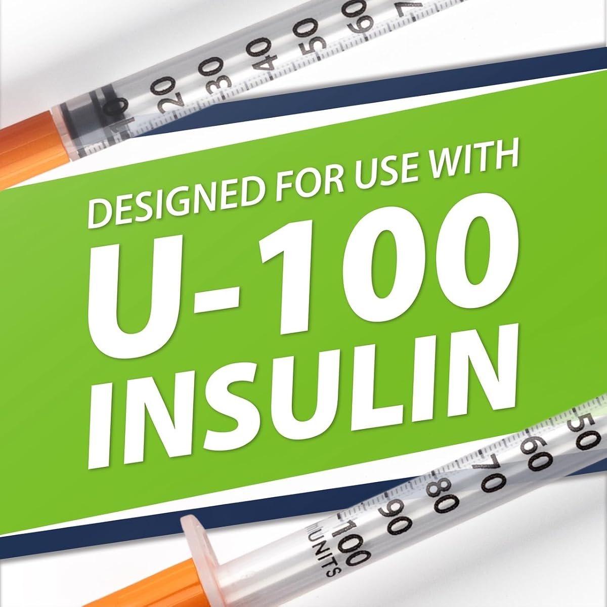 EasyTouch U-100 Pet Insulin Syringes 29G 0.5cc 1/2", view 2