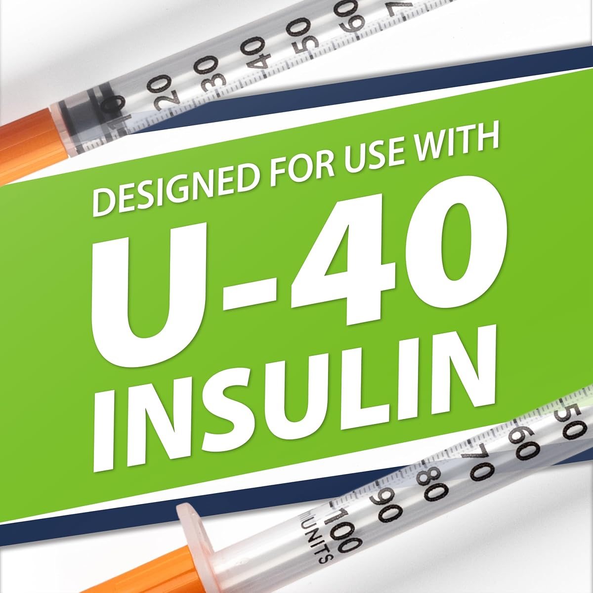 EasyTouch U-40 Pet Insulin Syringes 29G 1.0cc 1/2", view 2