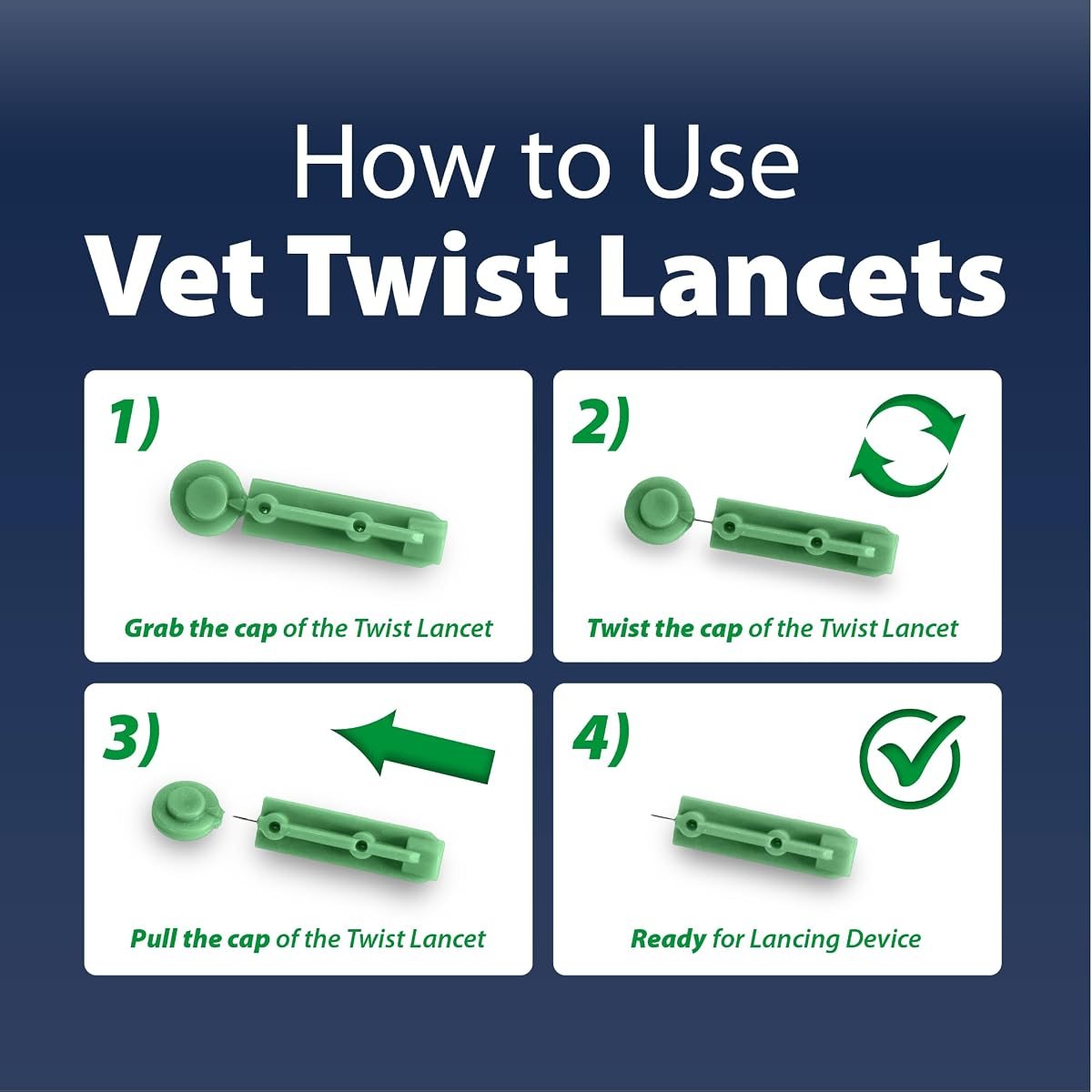 EasyTouch Vet Twist Lancets 26G, 100 Count, view 3